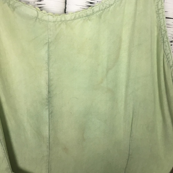 Indian Tropical Fashion summer dress XL sage green - Picture 6 of 8
